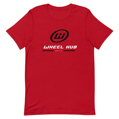 Wheel Hub “Dangle” Tee (Red)